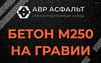 Бетон М250 на гравии в Малино